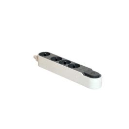 CHACON Bloque supresor de sobretensiones multitoma con interruptor 4 tomas 16A 3m gris CHACON Bloque supresor de sobretensiones multitoma con interruptor 4 tomas 16A 3m gris