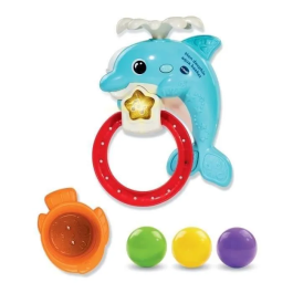 Vtech Baby VT80568005 Mi Delfín Aqua-Baloncesto Juguete para Baño