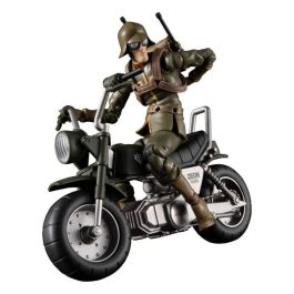 Megahouse Figura G.M.G Mobile Suit Gundam - Principado de Zeon 08 V-SP Soldado General y Motocicleta Exclusiva 10cm