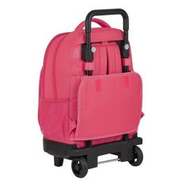 Safta Mochila Grande con Ruedas Compact Ext Blackfit8 Fresa Color Rosa para Niños 3 Años