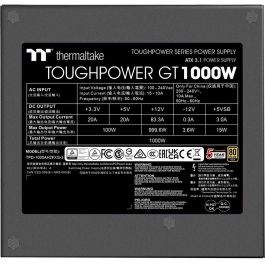Thermaltake GT 1000W ATX3.1/GEN5 Toughpower 1000W 80+ Gold Fuente Alimentación PC