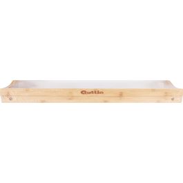 Quttin Mesa Plegable de Bambú 50 x 30 cm (4 Unidades)