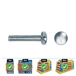 Celo Tornillo métrica alomado Philips Ø5x40mm zincado, Din 7985, Caja 150 unid. Precio: 14.49999991. SKU: S7903139