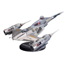 HASBRO Star Wars The Black Series The Mandalorian N-1 Starfighter con figura Mandalorian & Grogu, figura 9,5cm y accesorios