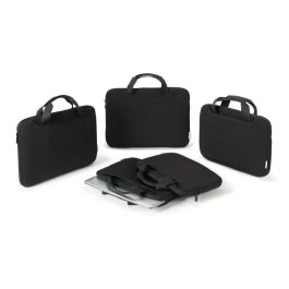 Dicota Base xx Funda para Portátil Sleeve Plus 13-13.3 pulgadas Negra, Espuma PU Robusta para Protección contra Arañazos y Golpes