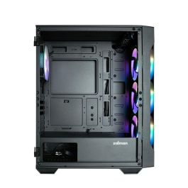 Zalman I3 NEO TG BLACK Carcasa PC Midi Tower Negro Cristal Templado para Placas Base ATX