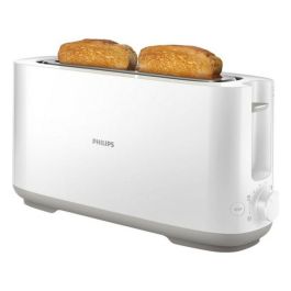 Philips HD2590/00 Tostadora 1 ranura, 1030W, Blanco. Con rejilla para repostería, cajón de virutas y funciones de descongelación y calentamiento. Precio: 45.95000047. SKU: B1CBZPP444