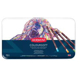 Derwent Lápices de Colores Coloursoft Caja Metálica 72 Unidades Colores Surtidos Precio: 180.9071. SKU: B1EAWHW3JA
