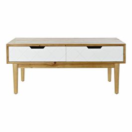 Mesa Centro Moderno DKD Home Decor Marron Blanco 55 x 46 x 105 cm