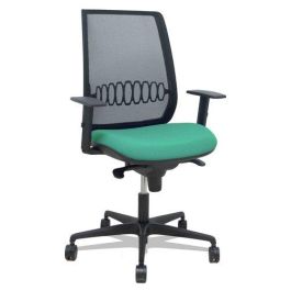 Silla Piqueras Y Crespo Alares Brazos Regulables Ergonomica Mecanismo Sincro Respaldo Malla Negra Asiento Tapizado Bali Verde Esmeralda Precio: 263.49999995. SKU: B1HEZPS432
