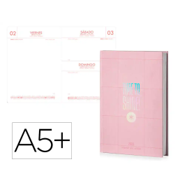 Antartik Agenda Time to Shine A5+ 2026 Día Página Rosa Encuadernada Papel 80g FSC Precio: 30.2258. SKU: B1KFGLE4WZ