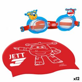 Gorro y Gafas de Natación Super Wings Infantil (12 Unidades) Precio: 23.50000048. SKU: B1CK5BEPMK