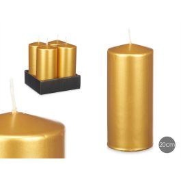 Vela Taco Oro Ancha 20Cm Acorde (8 Unidades) Vela Taco Oro Ancha 20Cm Acorde (8 Unidades)