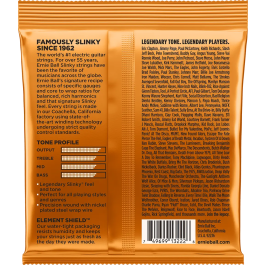 ERNIEBALL Juego Eléctrica Slinky Hybrid 9-46 Tripack (3)