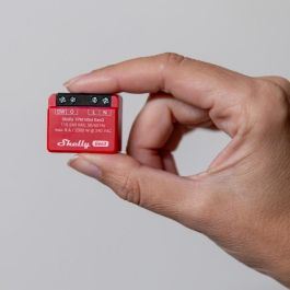 Shelly 1PM Mini Gen. 3 Relé WLAN Bluetooth con Medición de Potencia 8A 1 Canal Empotrable