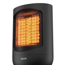 Duux Calefactor Zone Personal Ceramic Negro - 3 Ajustes de Calor, Apto para Baño Duux Calefactor Zone Personal Ceramic Negro - 3 Ajustes de Calor, Apto para Baño
