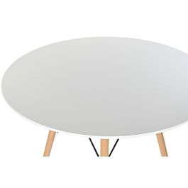 DKD Home Decor Mesa Comedor Redonda Scandi Desmontable MDF Abedul Blanco Natural 90 cm diámetro x 74 cm alto Precio: 117.58999978. SKU: B1H44M25N4
