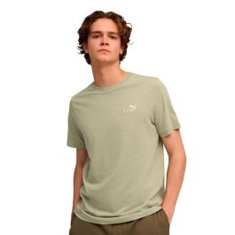 Camiseta de Manga Corta Hombre Puma Essentials 2 Verde M