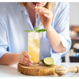 Lav Set 6 Vasos Tubo 315 Cc Colección Ada Ø6x16.6cm