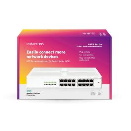 Hewlett Packard Enterprise 1430 Switch No Gestionable Gigabit 16 Puertos plug-and-play para Pequeñas Empresas Aruba Instant On