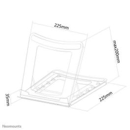 Soporte para Portátil Neomounts NSLS075BLACK Soporte para Portátil Neomounts NSLS075BLACK