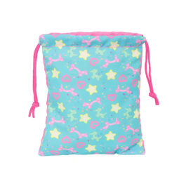 Bolsito de Merienda Gabby's Dollhouse Confetti Rosa Turquesa