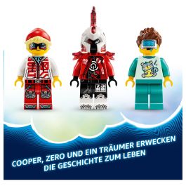 LEGO 71497 DREAMZzz Meca Tigre de Cooper y Bólido de Zero, Juego de Construcción, 1006 Piezas, 9+ Años