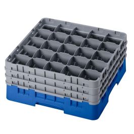 CAMBRO - 25S738-168 - Cesta de lavado 25 comp. 3 alturas - 8,7 cm Ø máx. - alt. máx. 20 cm - 50 x 50 x 22,5 cm - Azul Precio: 75.79000044. SKU: B17XHJMVXE