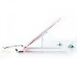 TooQ TQLRS0033-AL Soporte para Portátiles hasta 15" y Tablets Elevador Plegable Plata