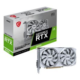 MSI VENTUS RTX 3050 2X XS WHITE 8G OC NVIDIA GeForce RTX 3050 8 GB GDDR6 Tarjeta Gráfica Blanca