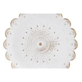DKD Home Decor Decoración de Pared Moderna Polipropileno Blanco Dorado - Set de 3 Piezas 35x35x2 cm - Pack de 2 Surtido DKD Home Decor Decoración de Pared Moderna Polipropileno Blanco Dorado - Set de 3 Piezas 35x35x2 cm - Pack de 2 Surtido