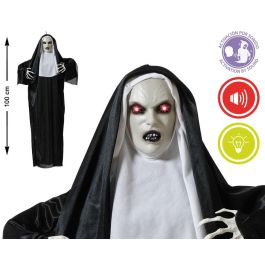 Monja Demoníaca Con Capa Negra Y Capucha Blanca Con Luz Y Sonido - Figura Colgante De Horror Precio: 15.59000058. SKU: B17MDSXQK2
