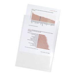 Grafoplás Fundas PVC Transparente 100 Micras Tamaño Folio Paquete de 100 Unidades