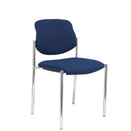 Silla Piqueras Y Crespo Villalgordo Confidente Chasis Cromo Asiento Y Respaldo Tapizados Bali Azul Marino Precio: 160.49999988. SKU: S5703293