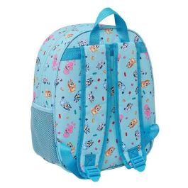 Safta Mochila Escolar 3D Bluey con Carro 330x270x100 mm