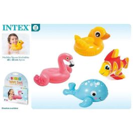 Figura hinchable animales 28x20 cm (+ 2 años) - modelos surtidos Figura hinchable animales 28x20 cm (+ 2 años) - modelos surtidos