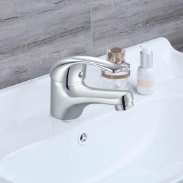 Edouard Rousseau EDR3047404052850 Mezclador de lavabo Cardiff Cartucho Cerámico Ø 40 mm Reductor de Caudal Caño Fijo Cromo