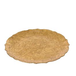 Plato decoración polipropileno dorado ø33 x 1,50 cm Precio: 4.99000007. SKU: B1KP7CP6J3