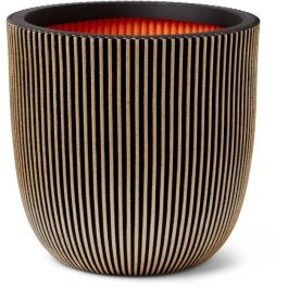 Maceta de bolas - CAPI EUROPE - GROOVE NL - 35 x 34 cm - Negro / Dorado Precio: 64.58999965. SKU: B1DBGQDC8C