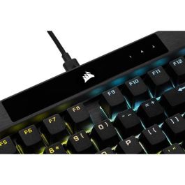 Corsair CH9109410FR Teclado mecánico gaming K70 RGB Pro retroiluminado Azerty Cherry MX Red PBT Double Shot Negro