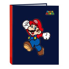 Safta Carpeta folio 4 anillas mixtas Super Mario World 26,5x33x4 cm, edad mínima 3 años Precio: 7.49999987. SKU: B17SDX49TR