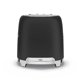 Smeg TSF01BLMEU Tostadora Negro, Acero inoxidable, 950W