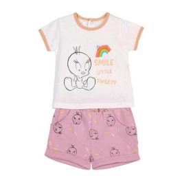 Cerdá Conjunto 2 Piezas Looney Tunes Piolín Bebé Rosa Talla 9-12 Meses