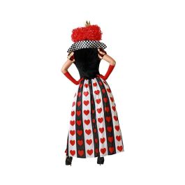 Disfraz Reina Corazones Vestido Rojo Mujer Adulto