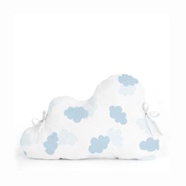 Protector de Cuna HappyFriday Basic Kids Clouds Azul 60 x 40 cm Precio: 53.69000021. SKU: B1FHXR4FJX