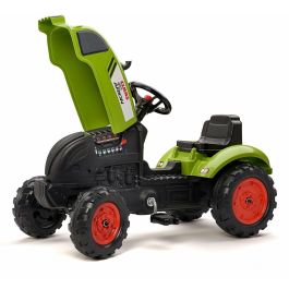 Falk Tractor de Pedales Claas Arion con Remolque para Niños de 2 a 5 Años