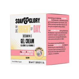 Soap & Glory BRIGHT OF DAY Crema Facial Gel 50 ml con Vitamina C para Piel Radiante Vegana