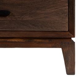 Armario Marrón Madera de Mango Salón 75 X 40 X 200 cm