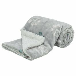 Manta para Mascotas Trixie Jimmy Soft Gris claro Poliéster Felpa 150 × 100 CM