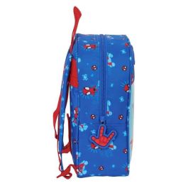 Mochila guarderia adapt.carro spidey 22x27x10cm